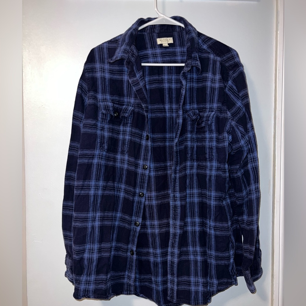 Blue flannel